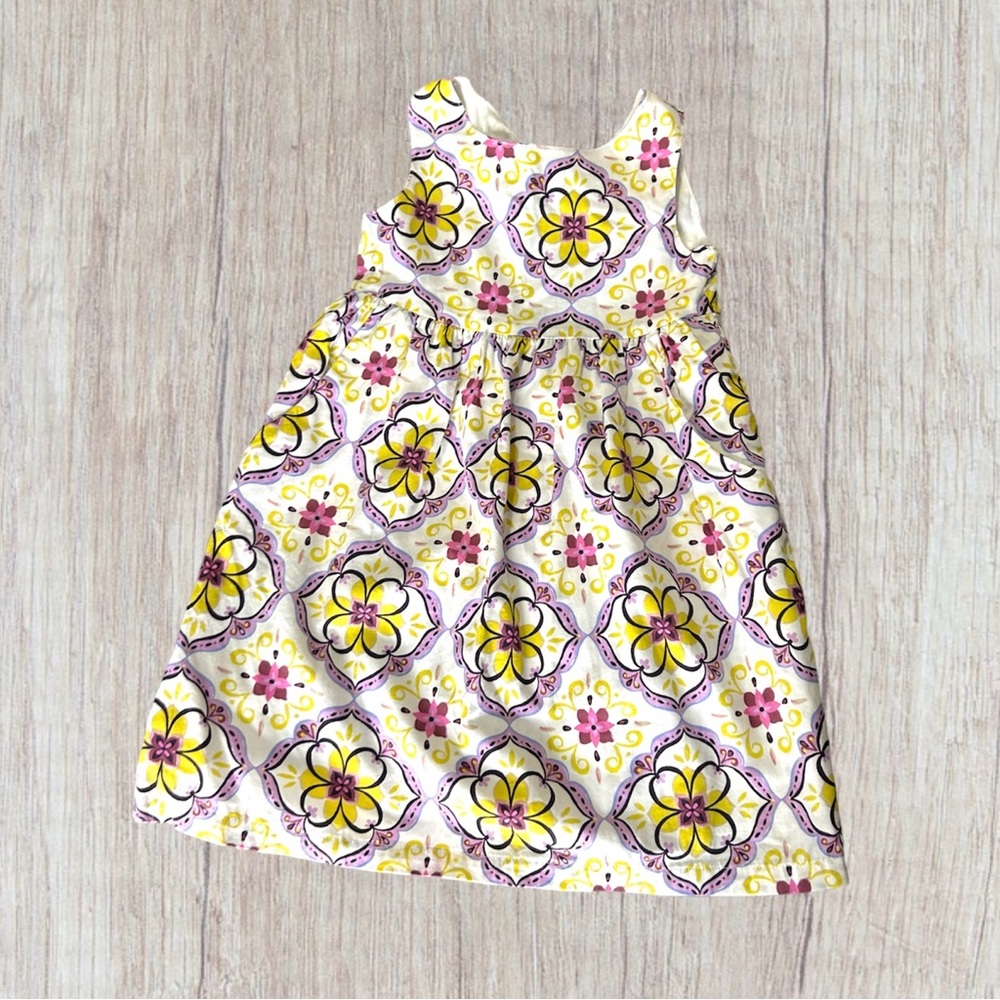 5 Tea Collection Sleeveless Geo Print Dress